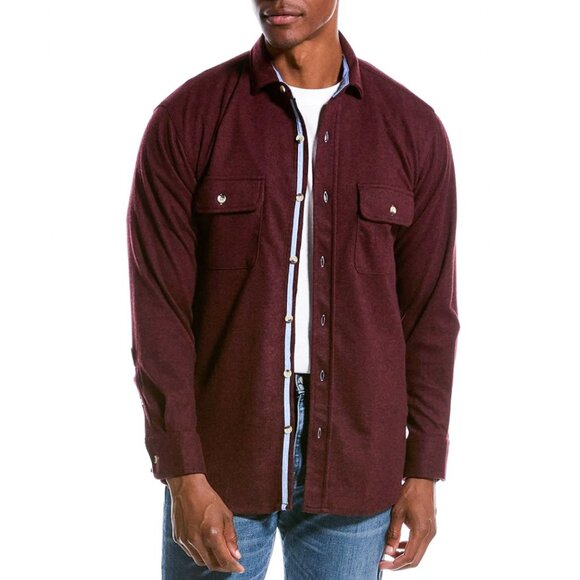 Tailorbyrd The Sweatershirt Flannel Shirt - Picture 1 of 13
